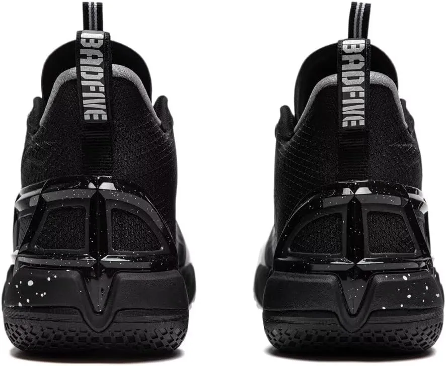 LI-NING BADFIVE 4 Men's Reflective Lightweight High Rebound Mid Top Basketball Outdoor Shoes ABFU015