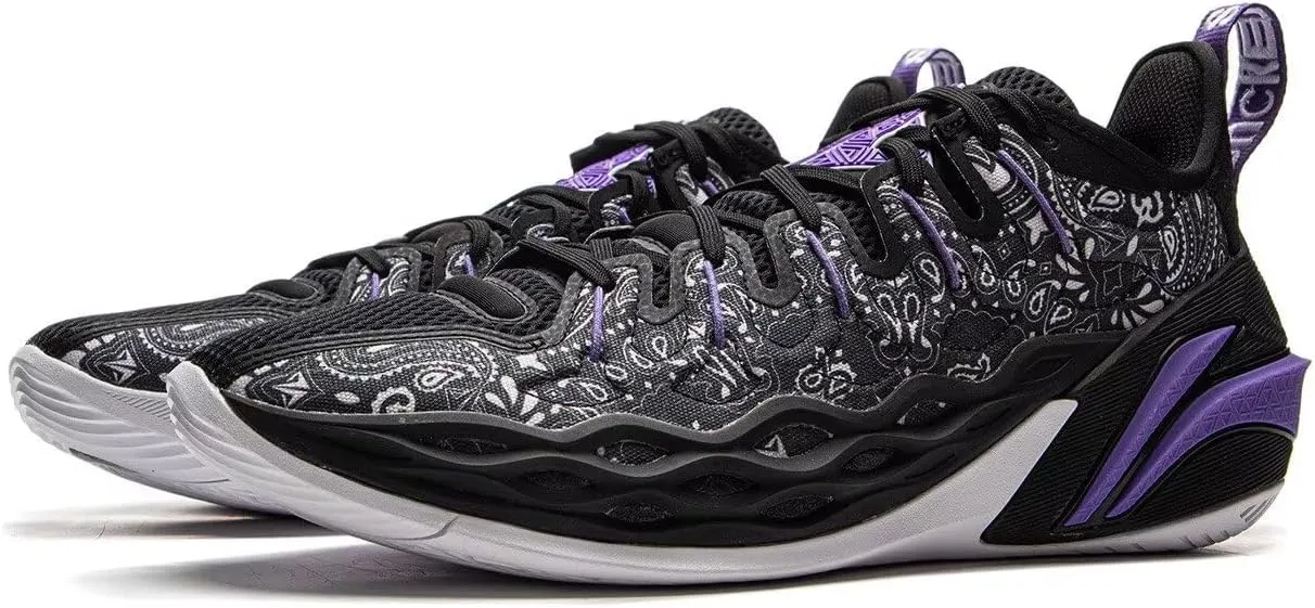 LI-NING Buckets Men Professional Basketball Shoes Lightweight High Rebound Basketball Outdoor Sneakers ABAV023