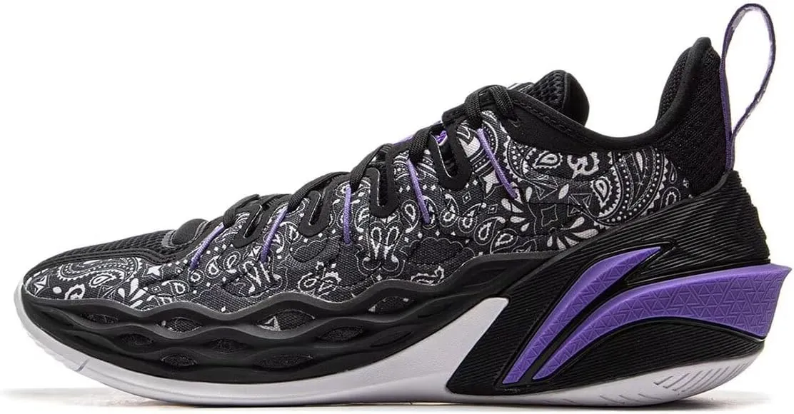 LI-NING Buckets Men Professional Basketball Shoes Lightweight High Rebound Basketball Outdoor Sneakers ABAV023