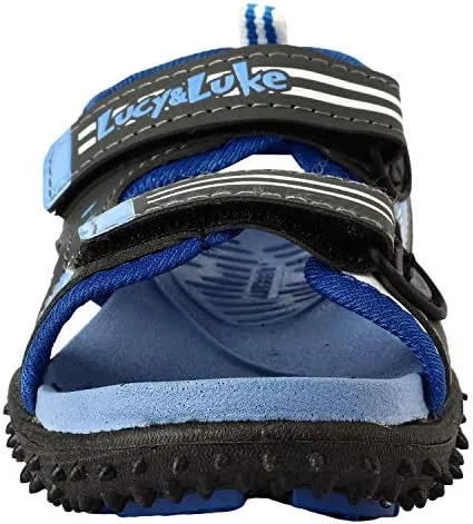 LIBERTYZENO Boys & Girls Manmade Leather Kids & Toddlers Adjustable Strap Fisherman Sandal Shoes for Prom Graduation