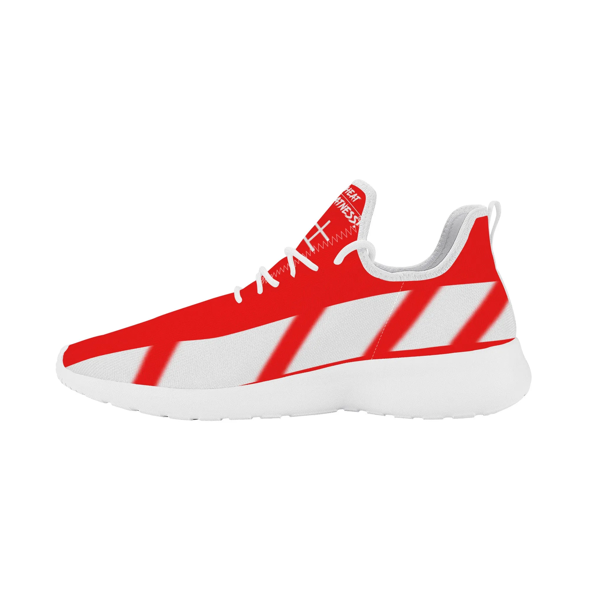 Lightweight Mesh Knit Sneaker - White