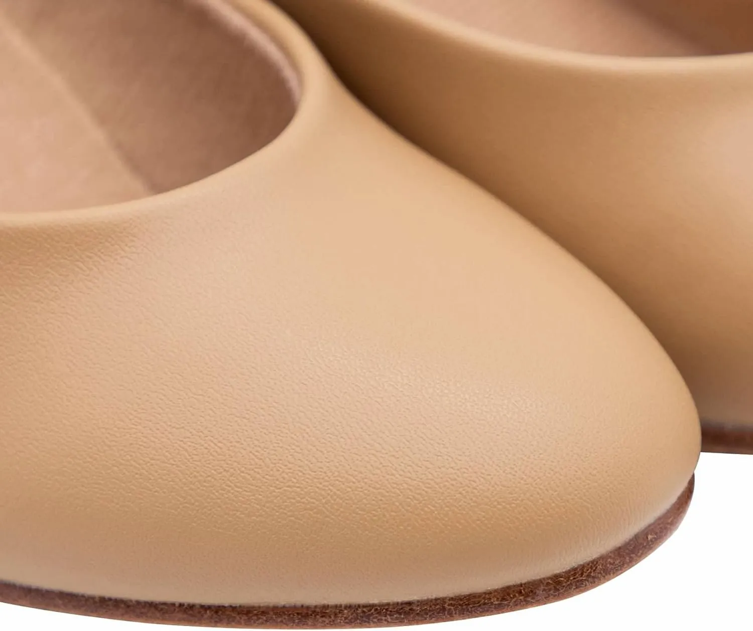 Linodes PU Leather Ankle Strap Character Shoe 1.55'' Dance Shoes for Women-UPD