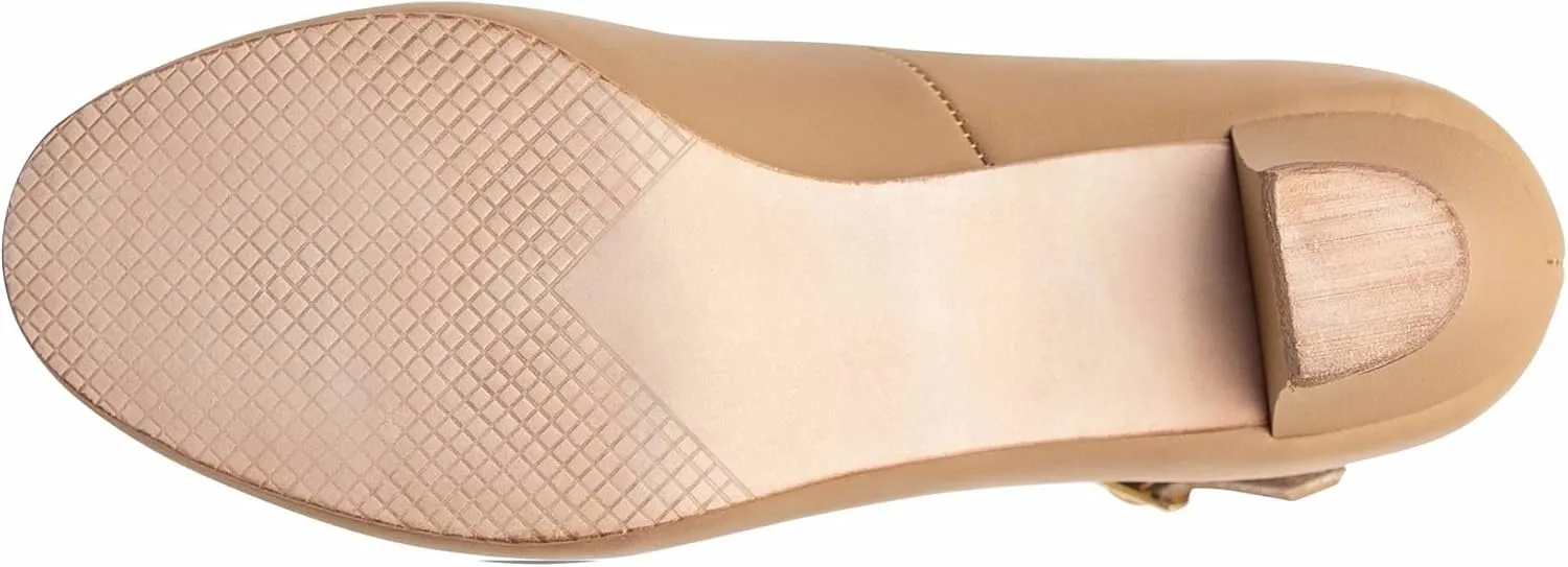 Linodes PU Leather Ankle Strap Character Shoe 1.55'' Dance Shoes for Women-UPD