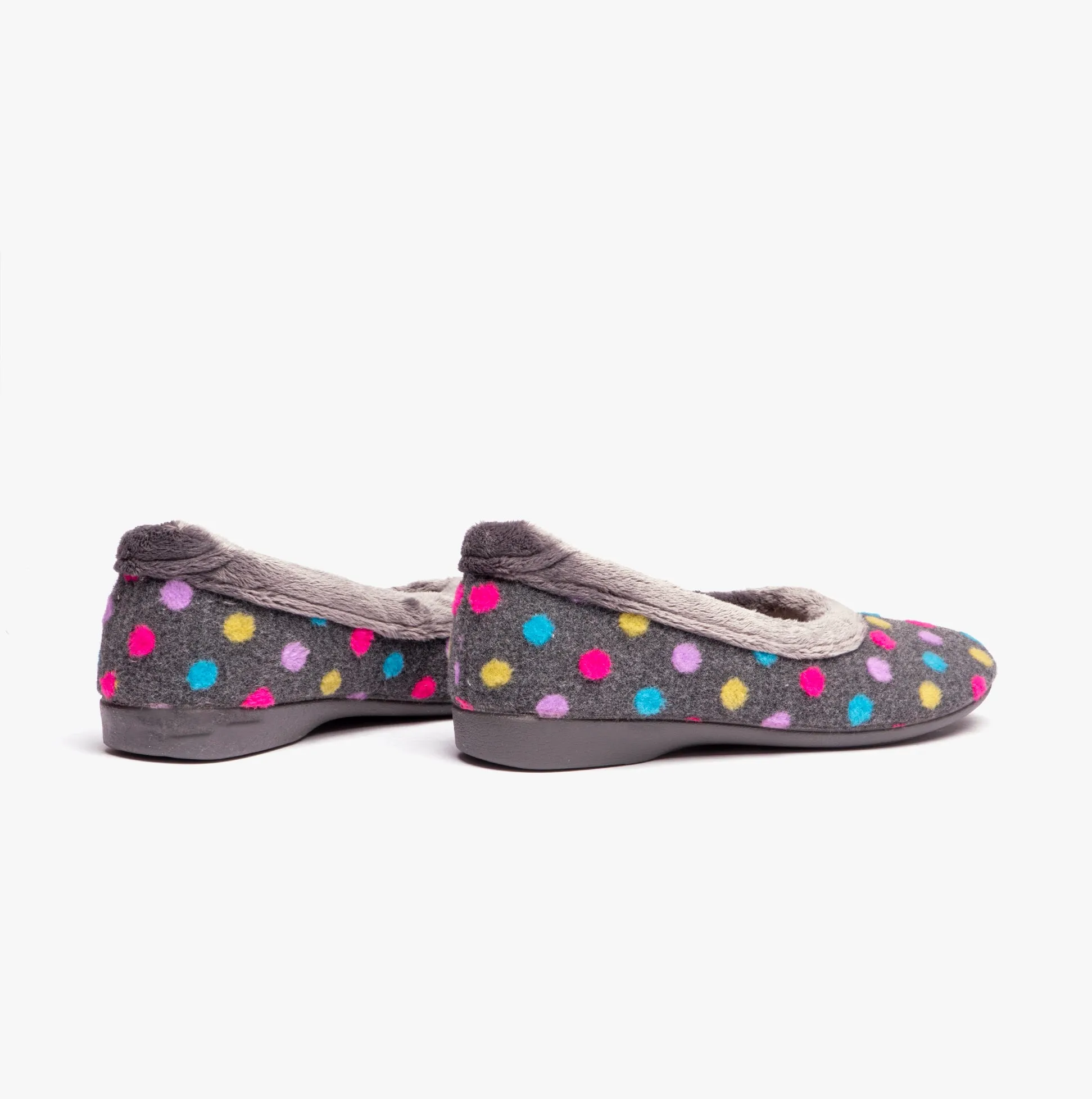 Lotus GERI Womens Slippers Grey