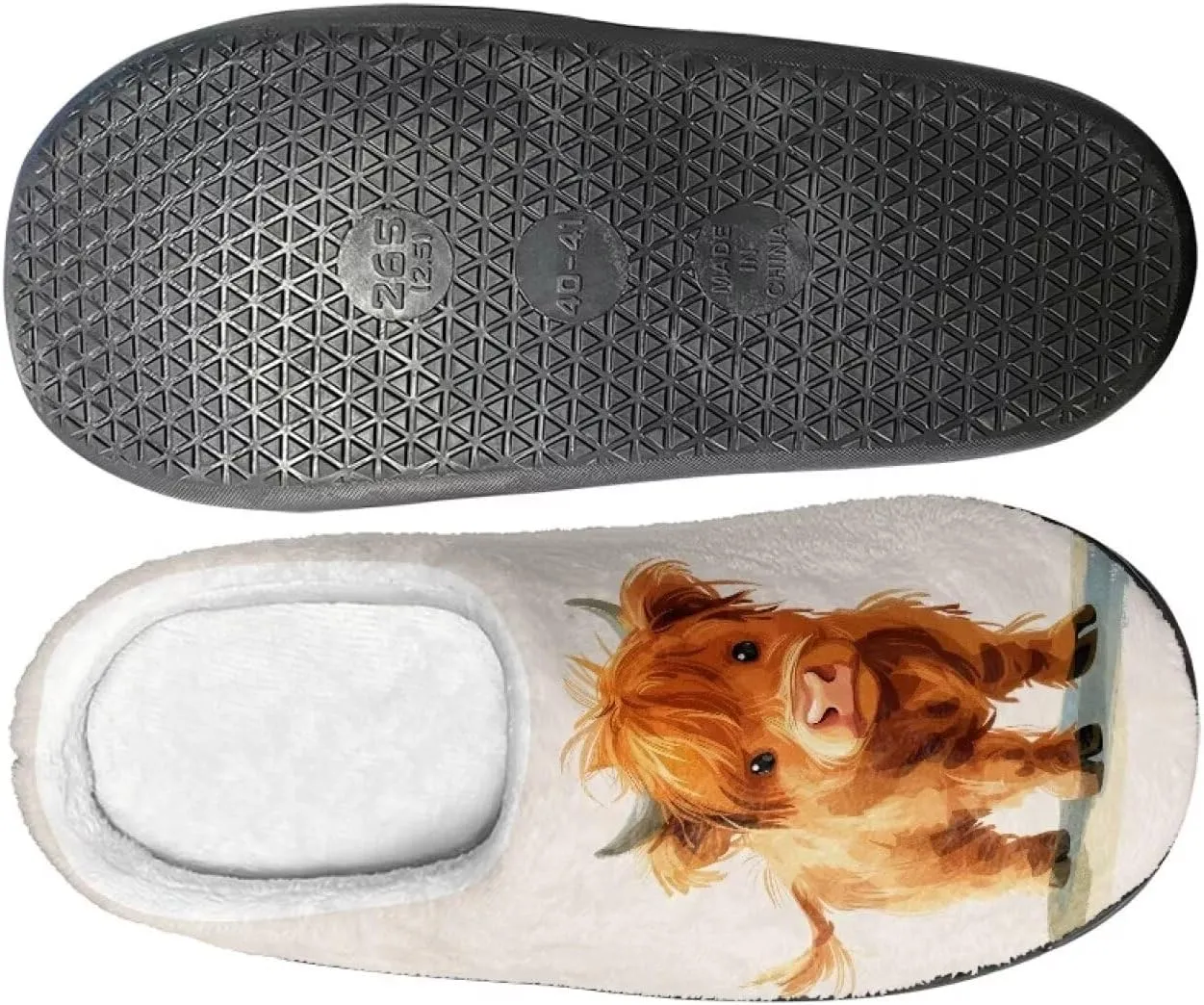 Lotusorchid House Slipper for Women Memory Foam, Non-Slip Scuff Slipper Slip On Clog Slipper Warm Cozy Bedroom Slipper Soft Sleep Slipper with Rubble Sole