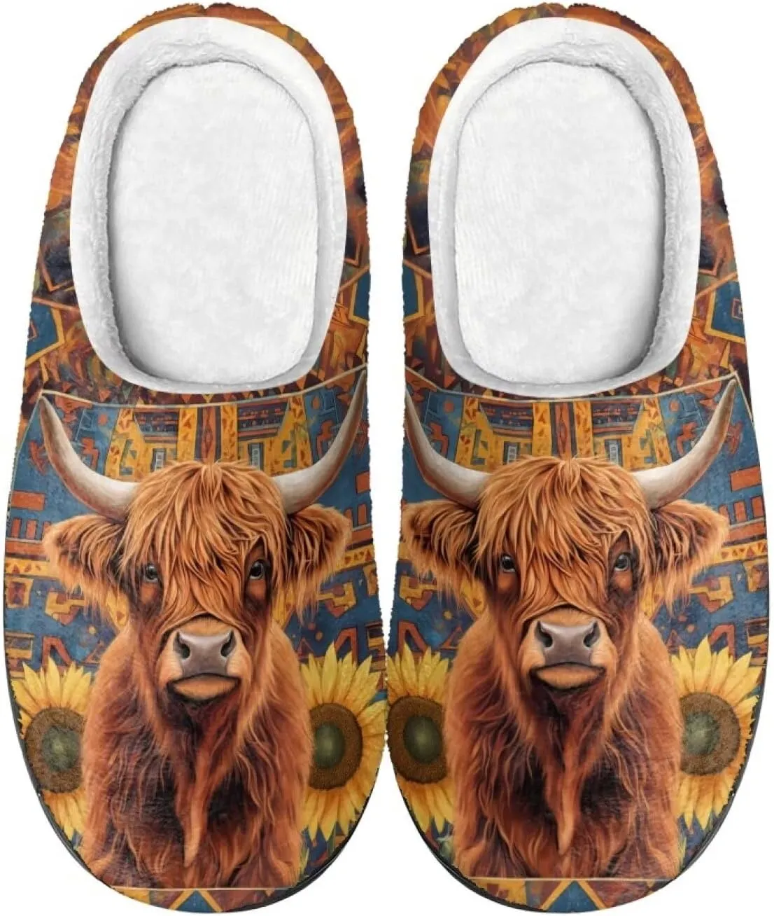 Lotusorchid House Slipper for Women Memory Foam, Non-Slip Scuff Slipper Slip On Clog Slipper Warm Cozy Bedroom Slipper Soft Sleep Slipper with Rubble Sole