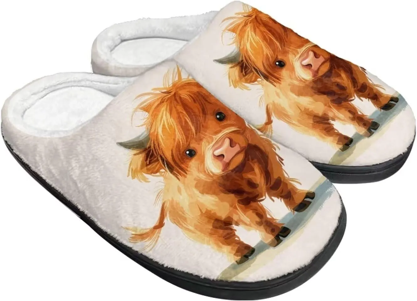 Lotusorchid House Slipper for Women Memory Foam, Non-Slip Scuff Slipper Slip On Clog Slipper Warm Cozy Bedroom Slipper Soft Sleep Slipper with Rubble Sole
