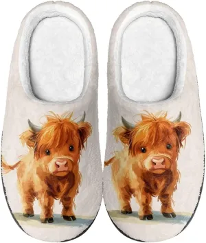 Lotusorchid House Slipper for Women Memory Foam, Non-Slip Scuff Slipper Slip On Clog Slipper Warm Cozy Bedroom Slipper Soft Sleep Slipper with Rubble Sole