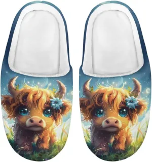 Lotusorchid Kids Slipper for Girls, Boys House Slipper Bedroom Slipper Warm Memory Foam Sleep Slipper Cozy Soft Winter Slipper