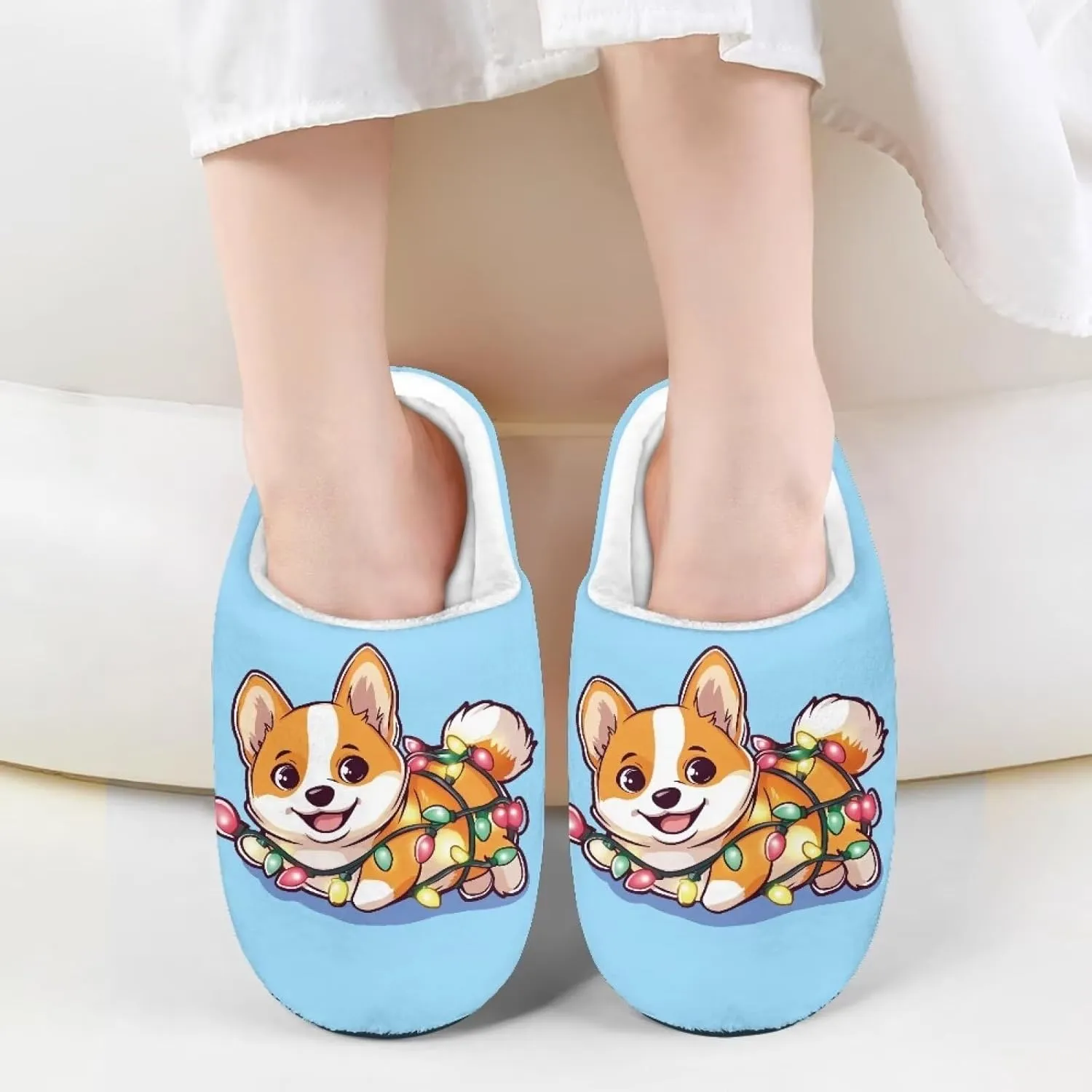 Lotusorchid Slippers for Kids, Soft Cushion House Slipper for Girls, Cozy Closed Toe Bedroom Slipper for Boys, Fuzzy Sleep Slippers