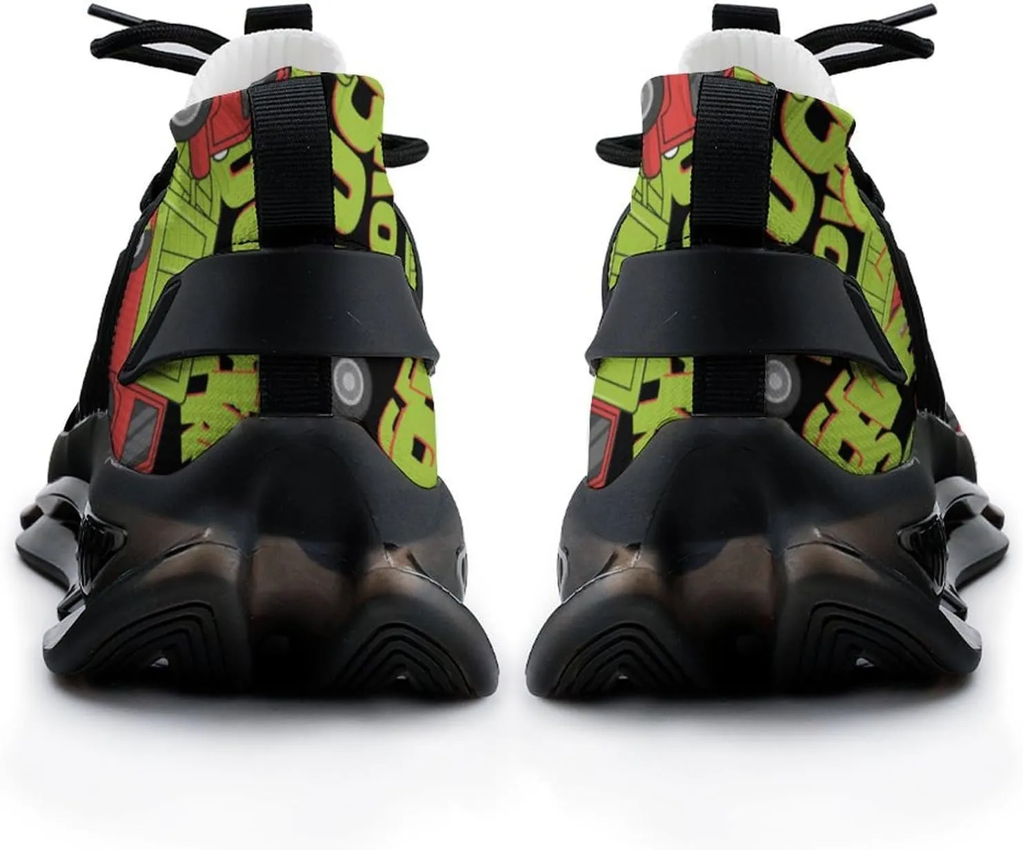 Love Garbage Truck Mens Running Shoes Breathable Sneakers Non-Slip Sports Walking Shoe