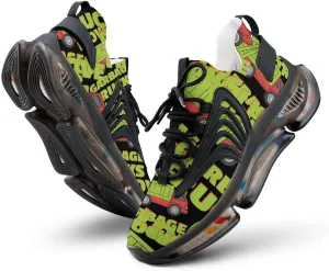 Love Garbage Truck Mens Running Shoes Breathable Sneakers Non-Slip Sports Walking Shoe