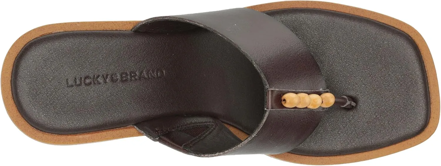 Lucky Brand Women's Mandelina Platform Thong Sandal Heeled