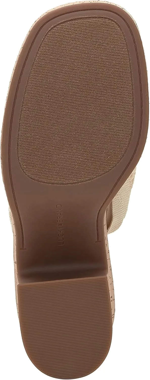 Lucky Brand Women's Talvy Macrame PlatformSandal