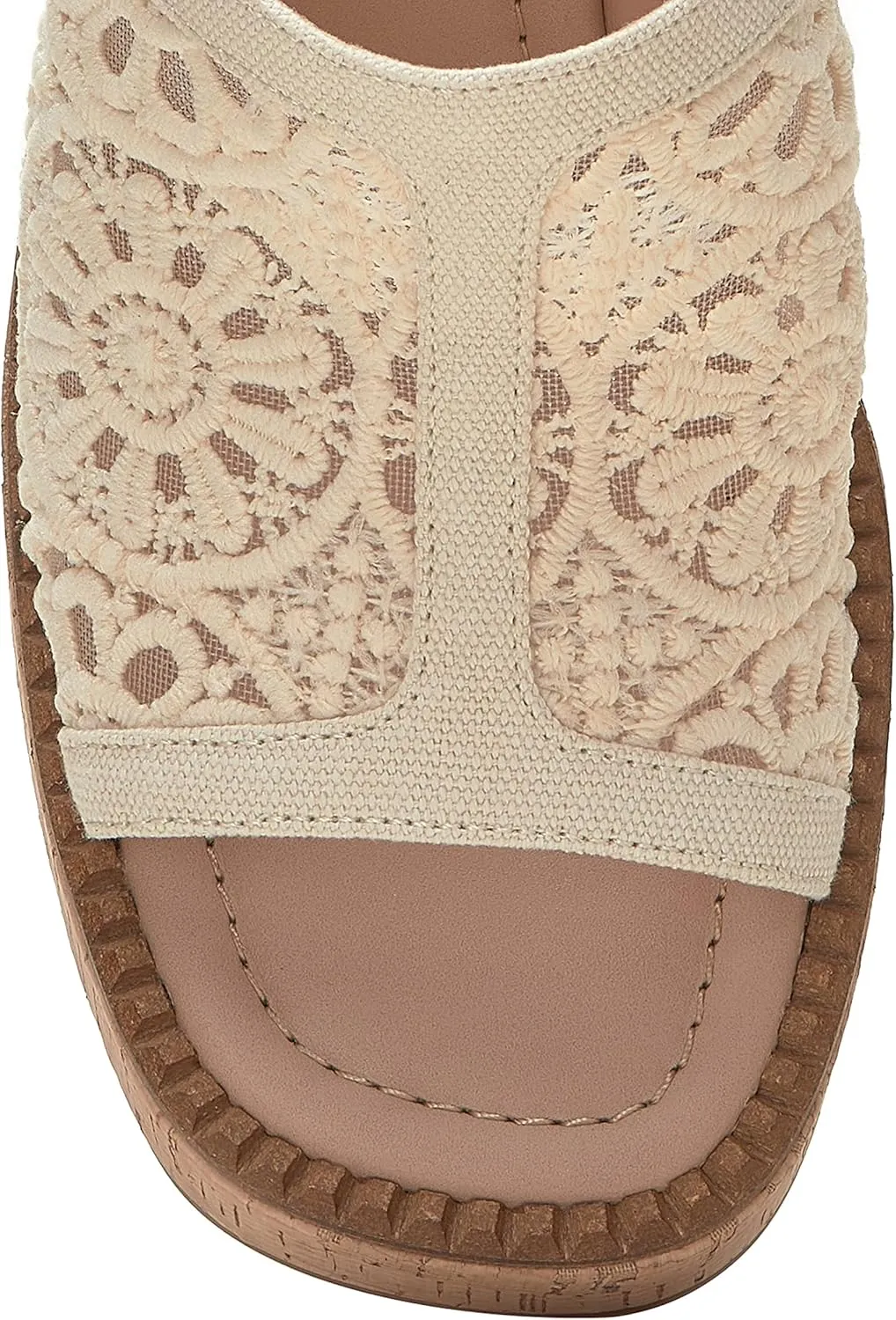 Lucky Brand Women's Talvy Macrame PlatformSandal