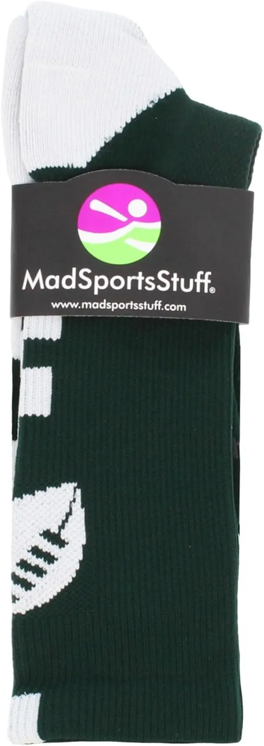MadSportsStuff Youth Football Socks for Boys or Men, Crew Length Football Gift Accessories