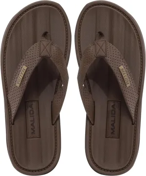 MALIDA Mens Flip Flops Non-Slip Bathroom Shower Shoes Waterproof Cushion foam Indoor and Outdoor Thong Sandals