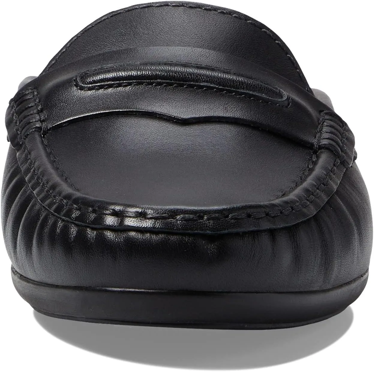 Marc Joseph New York Women's Leather Made in Brazil Luxury Mule Slide with Penny Detail