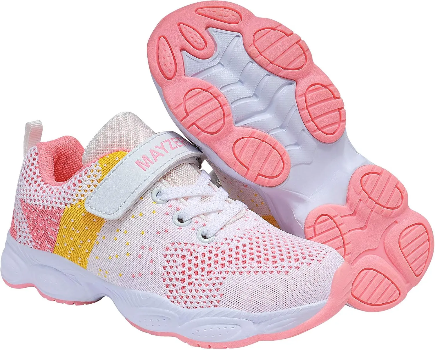 MAYZERO Kids Tennis Shoes Breathable Running Shoes Walking Shoes Fashion Sneakers for Boys and Girls