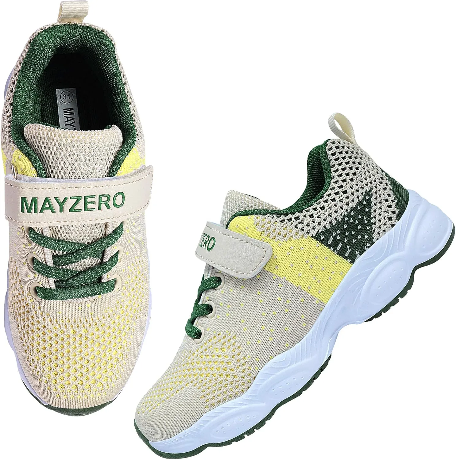 MAYZERO Kids Tennis Shoes Breathable Running Shoes Walking Shoes Fashion Sneakers for Boys and Girls