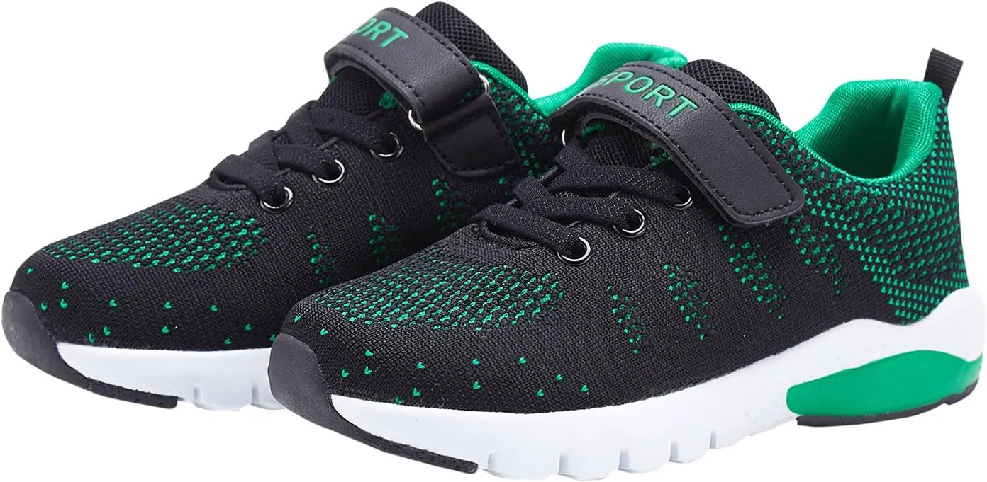 MAYZERO Kids Tennis Shoes Running Sports Shoes Breathable Athletic Shoes Lightweight Walking Shoes Fashion Sneakers for Boys and Girls