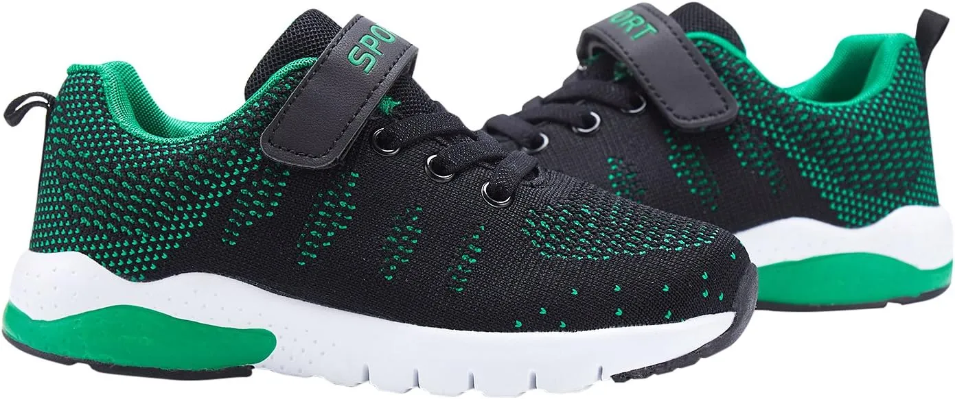 MAYZERO Kids Tennis Shoes Running Sports Shoes Breathable Athletic Shoes Lightweight Walking Shoes Fashion Sneakers for Boys and Girls