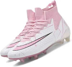 MEBAMY Men's Soccer Cleats Indoor Turf Lightweight Performance Training Soccer Shoes Soft Ground Athletic Football Boots Outdoor