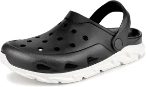 Men and Women's Garden Clogs with Arch Support, Unsex Lightweight Slip on Mule with Doule Color,No Slip Slide Sandle for Outdoor, Beach, Garden, Pool, Indoor