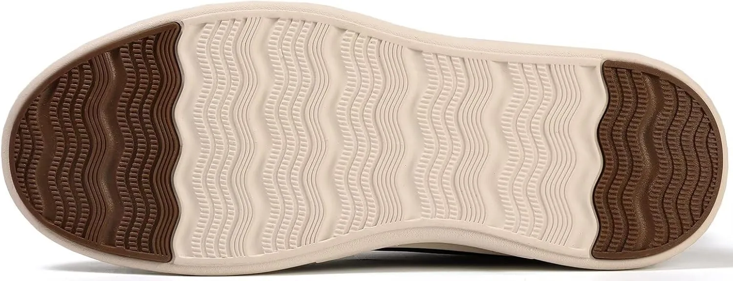 Men Casual Dress Shoes Hands Free Slip On Laceless Fashion Sneakers Lightweight Breathable Walking Shoes Gym Tennis Athletic