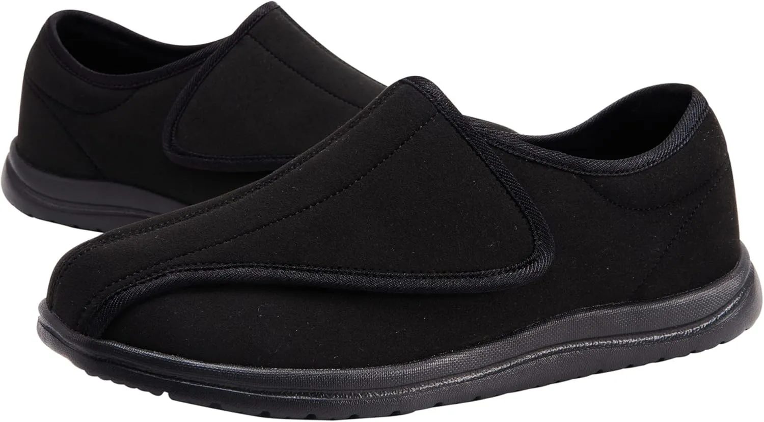 Men Wide Walking Shoes Adjustable Velcr Elderly Diabetic Edema Swollen Feet Outdoor Lightweight Anti Slip Sneaker Sole