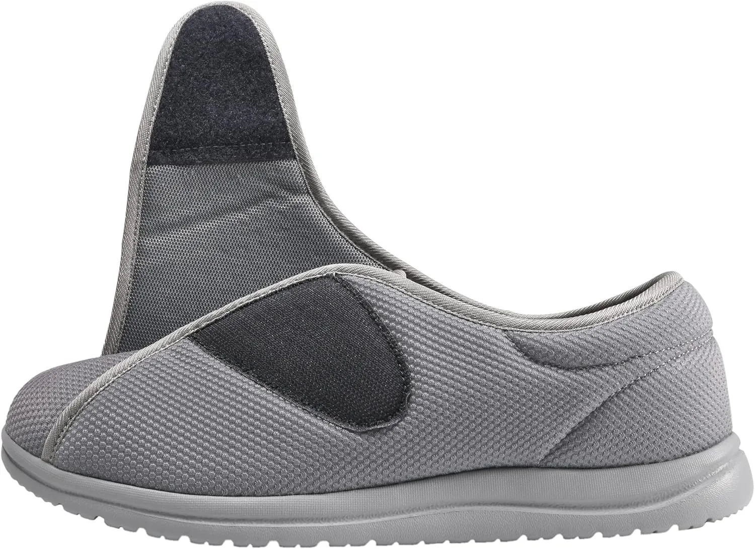 Men Wide Walking Shoes Adjustable Velcr Elderly Diabetic Edema Swollen Feet Outdoor Lightweight Anti Slip Sneaker Sole
