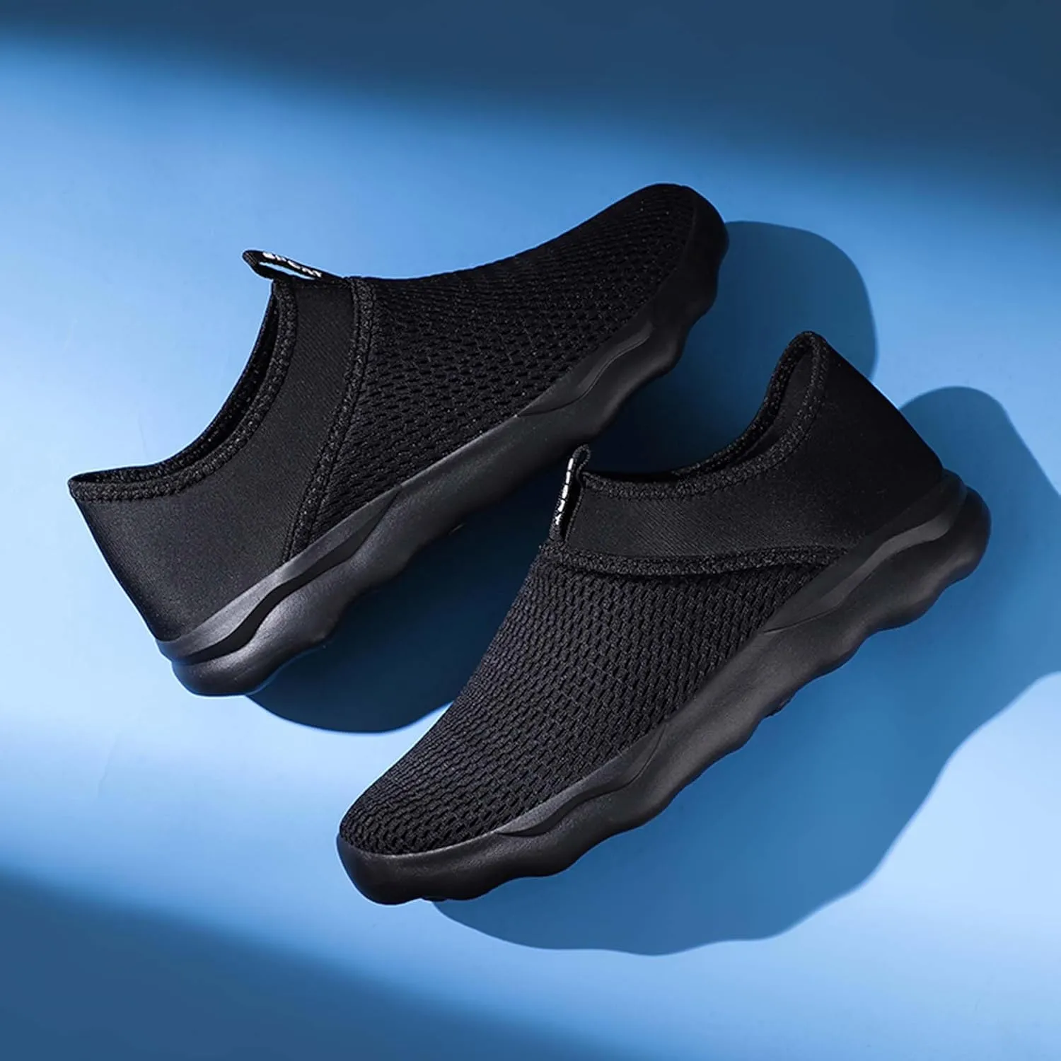 Men Women Casual Sneakers Breathable Mesh Walking Tennis Running Fitness Shoes Summer Outdoor Lightweight Slip Casual Shoes