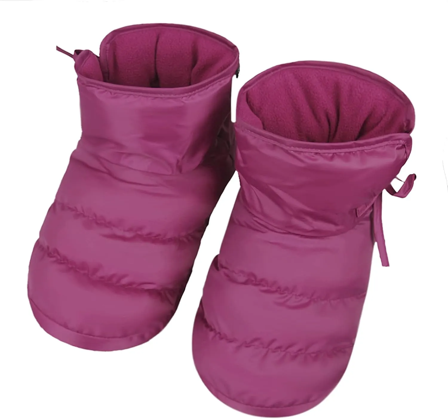 Men Women Soft Down Slippers Thermal Ankle Boots Anti-Slip Thicken Padded High-Top Boots Plush Lining Slippers Household Indoor Outdoor Shoes