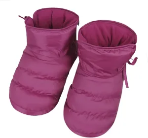 Men Women Soft Down Slippers Thermal Ankle Boots Anti-Slip Thicken Padded High-Top Boots Plush Lining Slippers Household Indoor Outdoor Shoes