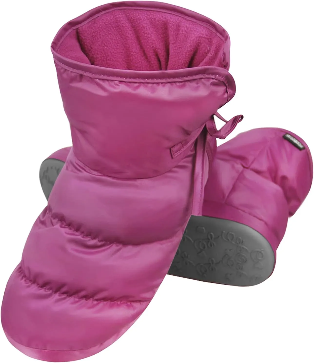 Men Women Soft Down Slippers Thermal Ankle Boots Anti-Slip Thicken Padded High-Top Boots Plush Lining Slippers Household Indoor Outdoor Shoes