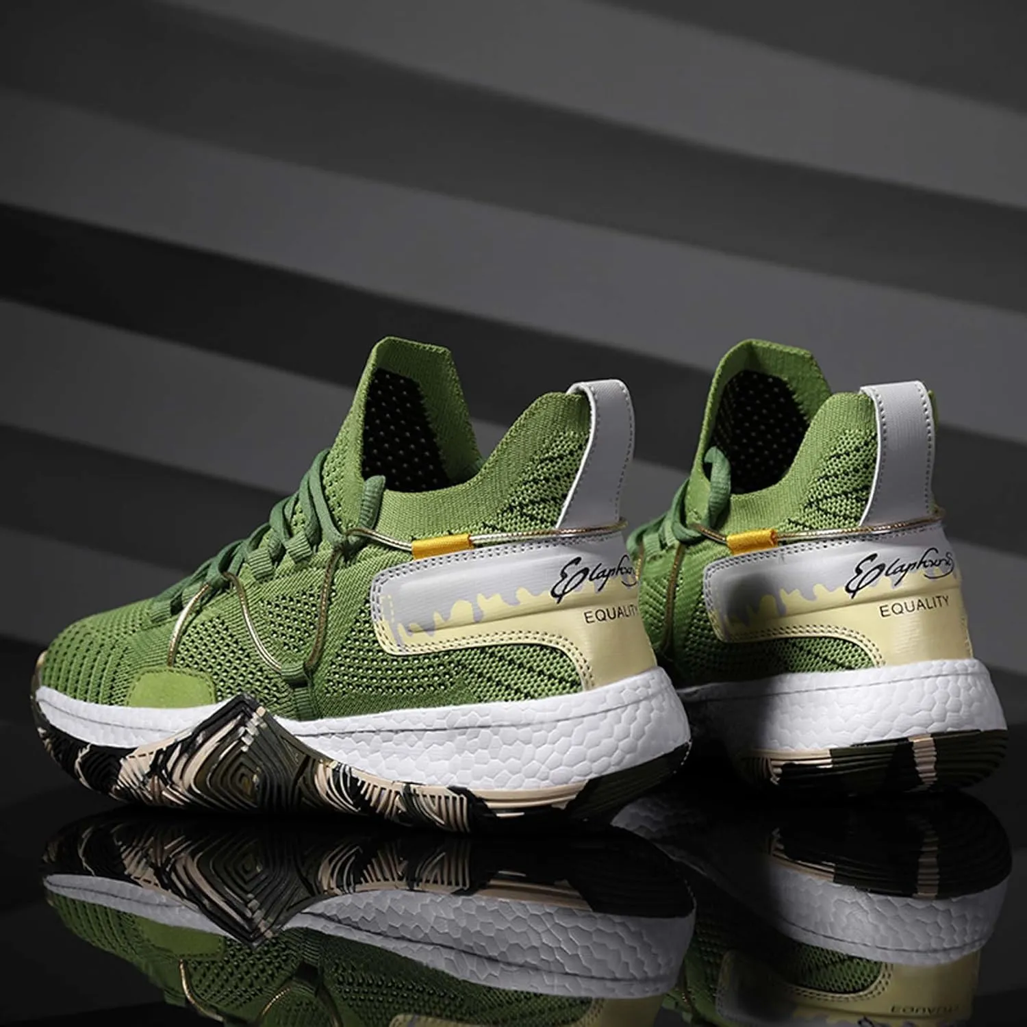 Mens and Womens Mesh Fabric Breathable Basketball Sneakers Mid Top Lace Up Casual Sneakers Non Slip and Breathable Fitness Training Shoes Lightweight Outdoor Hiking Shoes Baseball Sneakers