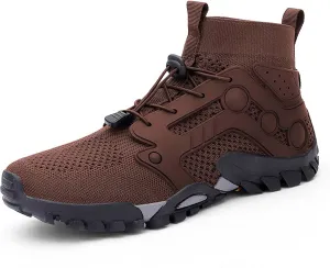 Men's Anti-Slip Climbing Shoes Breathable Lightweight Sports Barefoot Hiking Shoes Quick-Drying Mesh Sports Water Shoes Outdoor Camping Adventure Travel Backpacking Shoes-5-14 US Size