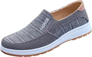Men's Arch Support Insole Shoes Comfortable Breathable Lightweight Tennis Shoe Lightweight Elderly Slip on Shoes