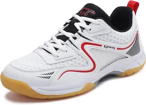 Men's Badminton Shoes Non-Slip Cushioning Breathable Court Shoes