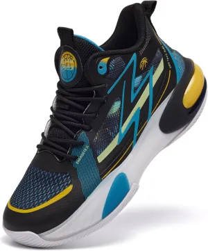 Mens Basketball Shoes Fashion Breathable Sneakers Athletic Lightweight Non Slip Volleyball Outdoor Shoe