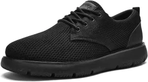 Men's Breathable Mesh Comfortable Business Casual Shoes with Sneakers Design for Long Standing, Office Work, Formal Occasions & Walking