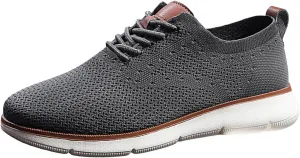 Men's Breathable Mesh Running Shoes Casual Sneaker Mesh Breathable Walking Shoe Men's Comfortable Barefoot Shoes
