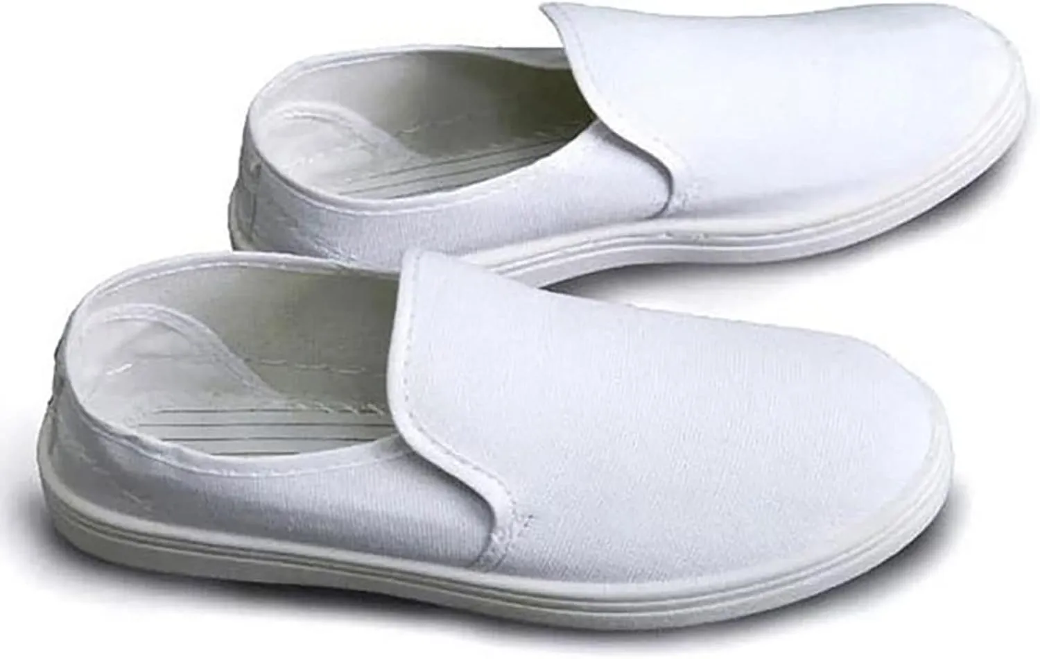 Men's Breathable Mesh Running Shoes Comfortable Breathable Stretch Canvas Slip On Sneaker Breathable Work Shoes