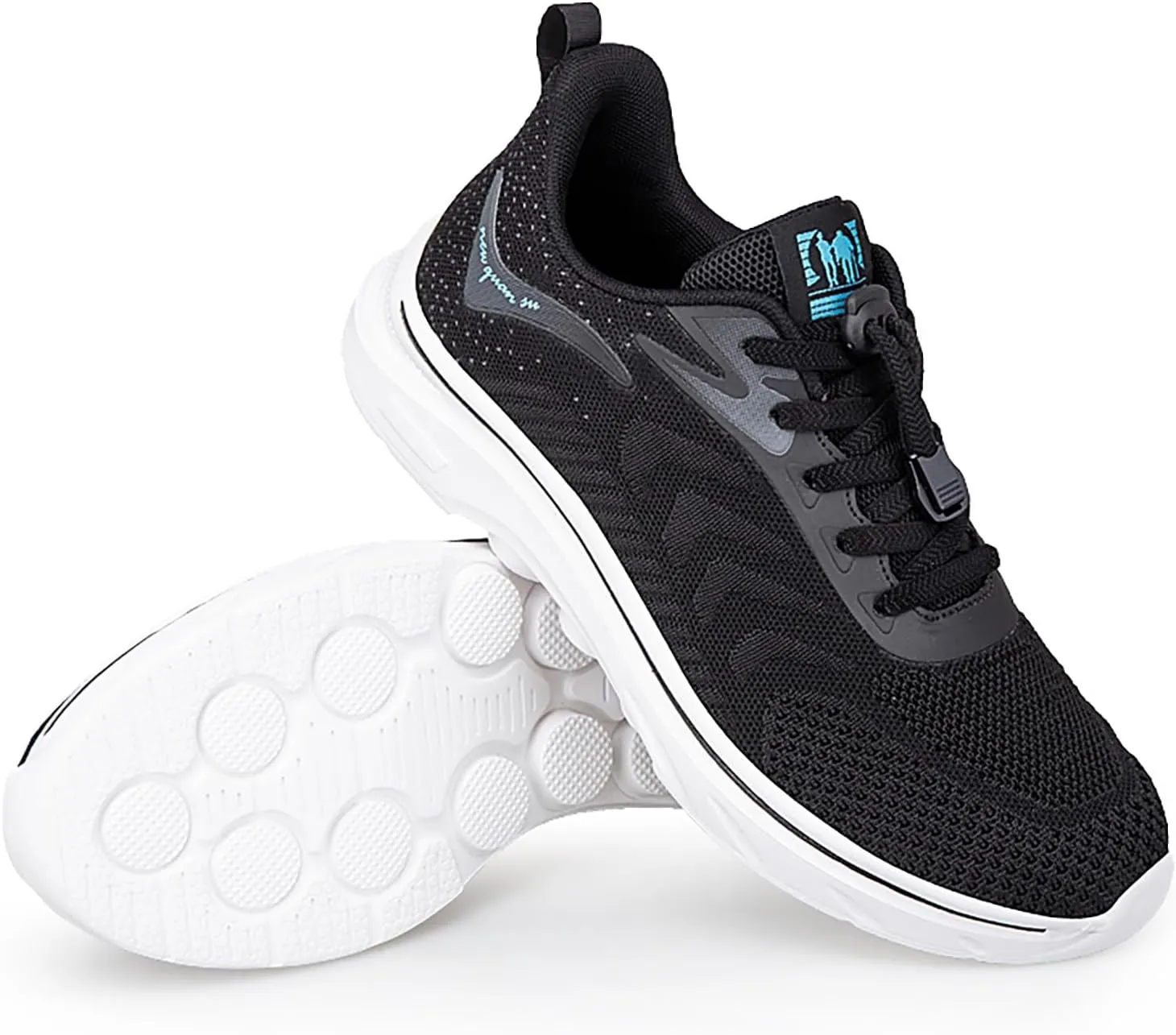 Men's Breathable Stretch Workout Shoes Lightweight Breathable Walking Shoe Gym Tennis Athletic Fashion Sneakers