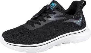 Men's Breathable Stretch Workout Shoes Lightweight Breathable Walking Shoe Gym Tennis Athletic Fashion Sneakers