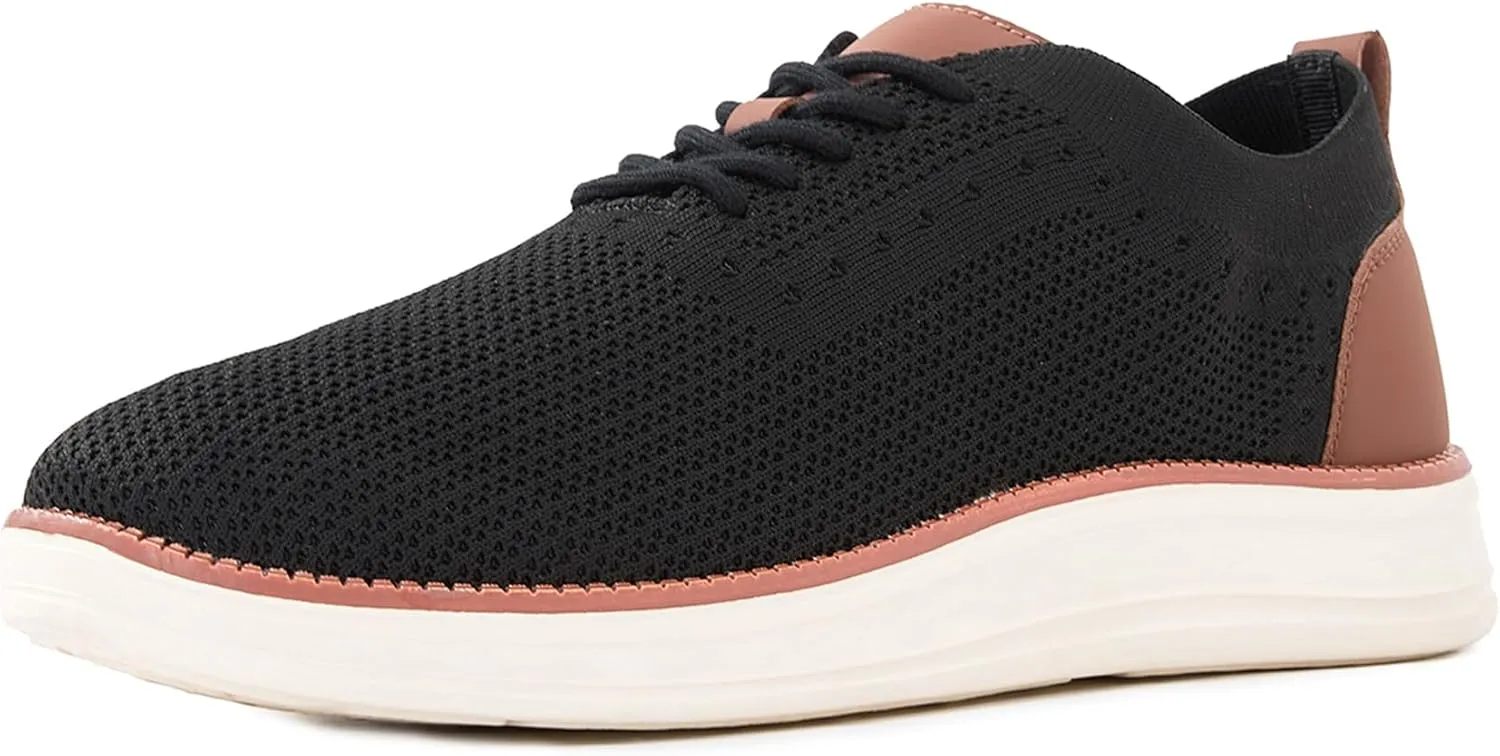 Men's Casual Dress Sneakers Oxfords Business Mesh Breathable Walking Shoes Comfortable