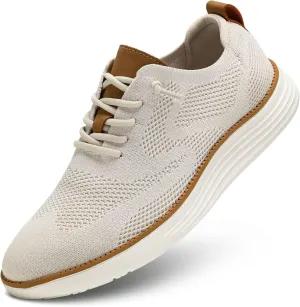 Men's Casual Dress Sneakers Oxfords Business Mesh Breathable Walking Shoes Tennis Comfortable
