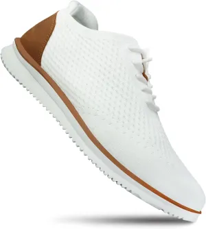 Men's Fashion Dress Sneakers Casual Walking Shoes Business Oxfords Mesh Comfortable Lightweight Breathable Tennis Lace-Up