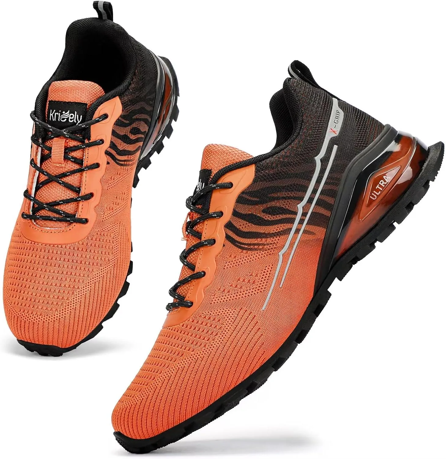 Men's Fashion Sneakers Lightweight Breathable Walking Shoes Tennis Cross Training Shoe Non Slip Trail Running Shoes