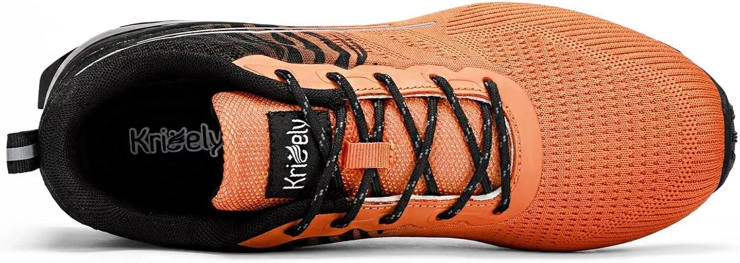 Men's Fashion Sneakers Lightweight Breathable Walking Shoes Tennis Cross Training Shoe Non Slip Trail Running Shoes